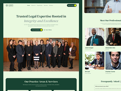 Law Firm Website Design - Lawyers attorney website business website corporate website ios app ios mobile application landing page landing page ui law firm website legal website mobile app design ui designer ui ux design uiux ux design ux designer web app web ui website design