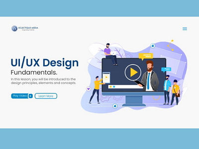 Website UI - Landing Page design landing page ui ux web design website