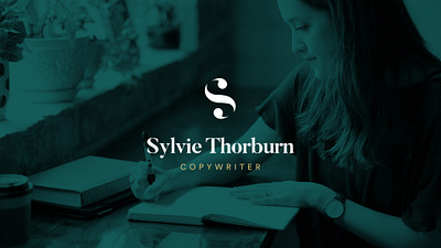 Sylvie Thorburn Logo brand branding copywriter copywriting design for sale freelance logo logo for sale logodesign logotype north northeast s s logo simple simplistic