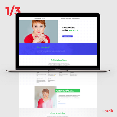 petrahorakova.cz design desktop minimal typography ui ux web website wordpress