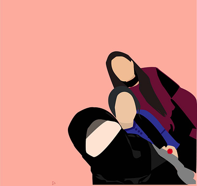 Friends adobe creative design friends illustraion photograph portrait art vector
