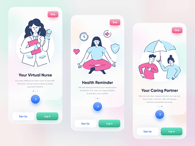 Medicine Reminder Mobile App after effect animation app design design dribbble health healthcare imran medical medical app medicine medicine app minimal onboarding screen onboarding ui product design reminder app todo app trendy uiux