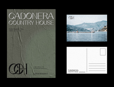 Cadonera pt. 4 brand brand design branding design editorial logo postcard print typography