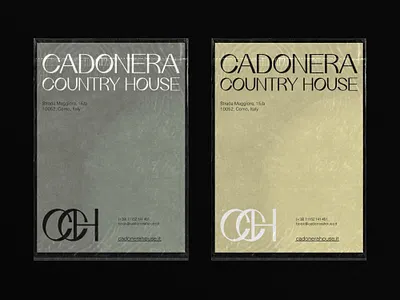 Cadonera pt. 3 brand brand design branding design editorial hotel logo poster print typography