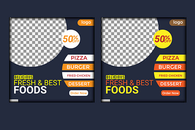 Food Banner Design banner ad bannerdesign social ads social network social post