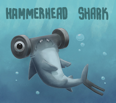 Hammerhead Shark illustration