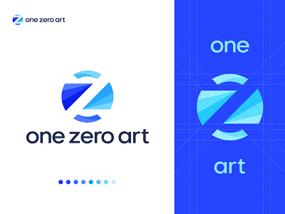 one zero art logo design app brand identity branding corporate creative logo devignedge logo design logo designer logo designs logomark logotype modern logo negative space logo o modern logo typogaphy z letter z logo z modern logo z monogram