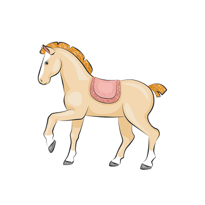 toy horse art horse illustration toy