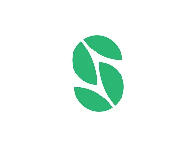 Unused proposal - S + Leaves 🍃 bold branding design green green logo illustration leaf leaf logo logo logo design monogram negative space vector vegan