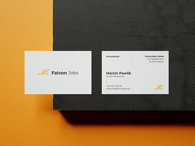 FalconJobs Brand Identity building falcon falcon logo hr industrial job logo work