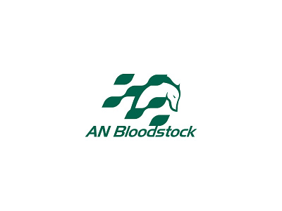 AN BLOODSTOCK animal competition horse logo race racing sport