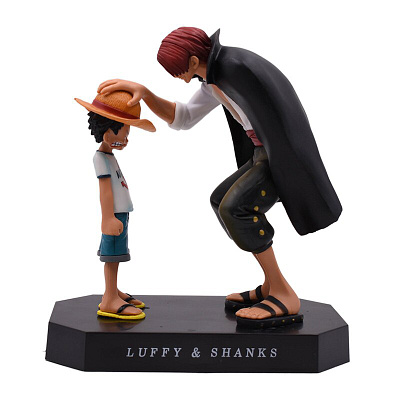 Figurine One Piece Luffy and Shanks actionfigure figurine figurinestore luffy onepiece shanks