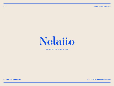 Nelatto Sorvetes brand brand design brand identity branding branding design food logo logo design logodesign logotype mark