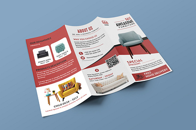 Furniture Trifold Brochure Design animation bifold brochure branding brochure brochure design brochure layout brochure mockup brochure template design flyer design icon illustration logo logodesign poster design social media banner trifold brochure typography vector website