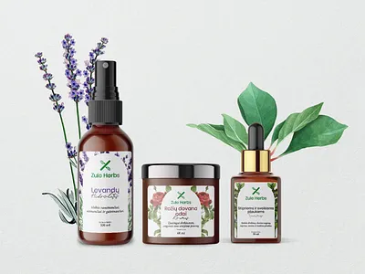 Zule Herbs Product Labels branding branding and identity labels natural packaging
