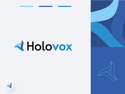 Holovox brand and identity branding design graphic design growth hacking logo logo concept logo creator logo designer logo mark logodesign logotype mark