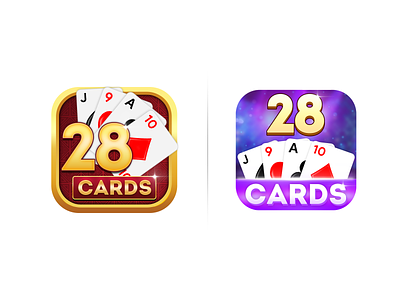 28 Card Game Logo 28cardgamelogo 28cards card cardgame cardgames design game gamelogo graphic design logo ui