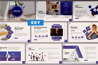 Space Business Keynote business business template clean creative design development digital art keynote minimal modern portfolio powerpoint presentation simple space template template design templates web design website