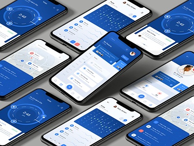 Docteur - Health on Demand Mobile App agency app design health healthcare illustration product ui ux