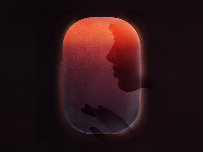 Last Living Souls art artwork design digital digitalart digitalillustration distancing graphic illustration last living minimal plane quarantine social soul window woman