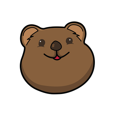 quokka animal illustration