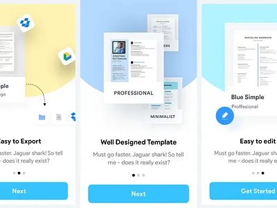 Resume Builder app branding builder design graphic design logo maker resume resumebuilder resumemaker ui