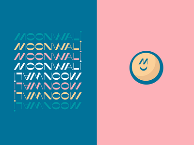 moonwali branding emoji identity logo misto moon smile smiley work in progress