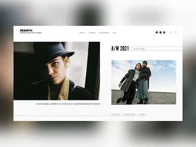 Fashion Landing Page art direction beauty brand identity branding contemporary design fashion graphic designer high end landing page landing page ui minimal modern webdesign