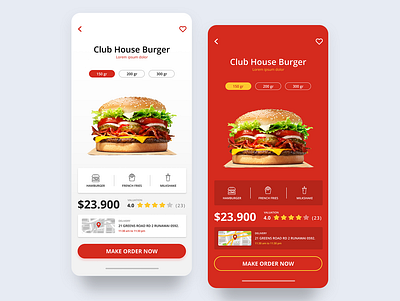 McDonald's App app burger dailyui fastfood food graphic interface mobile order touch ui ux