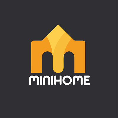 MINI HOME LOGO TEMPLATE DESIGN design illustration omer j graphics typography vector