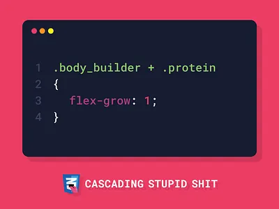Body Builder - CSS Joke coding css jokes