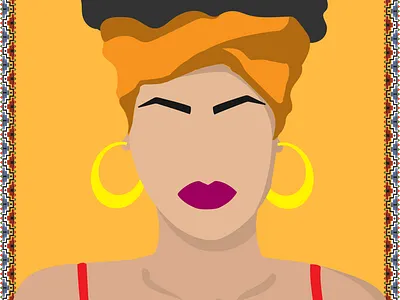 negra 2 africa african art black black woman brazil design design art designer illustration illustration digital vector woman