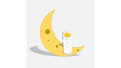 Moon & Astro animation branding design icon illustration illustrator logo vector