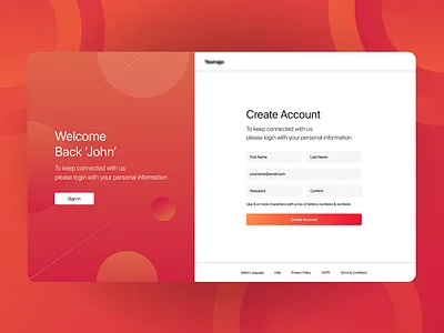 New Login/Signup Experience for a Email SaaS business clean daily daily ui daily ui challenge dailyui design header modern login product design signup ui uiux userinterface ux design