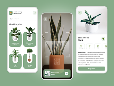 Plant Identification App app design app development application design gardening app indoor plant mobile app mobile application plant plant app plant care app plant guide plant shop plant store planting plants plants app plantshop pot ui ux