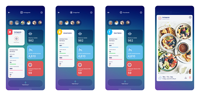 Sketch Fun - Social Network Stories 3d app app design apple application cinema4d clean design flat fun gradient interface iphone mobile sketch social media ui ux