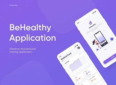 BeHealthy animation design figma high fidelity design mobile app design prototyping ui user flow ux wireframing