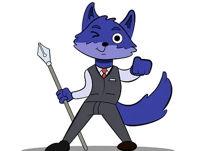 Beni wolf beni wolf beni wolf design illustration