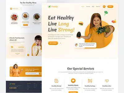 Food Delivery Landing Page Design burger food food and drink food delivery food delivery design food delivery service food design food order food ui food website food website design food website ui landing page landing page design pizza resturent syful web website website design