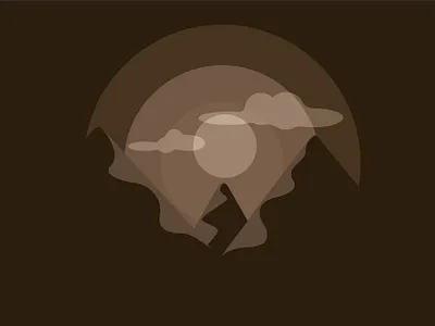 Mountains design icon illustration