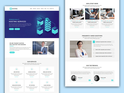 Hosting Landing Page business business landing page cloud hosting domain hosting hosting hosting company hosting re sellers hosting server hosting service landing page landing page concept landing page design landing page ui marketing marketing landing page pennyblack pennyblack templates responsive server company