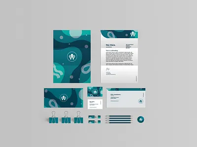 Self branding project blues branding businesscard complimentslip design graphic design illustration letterhead logo musicnotes ocean stationery symbol waves