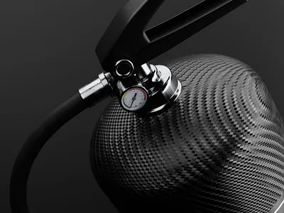 🧯LIT AF – Fire Extinguisher 3d 3d render 3drender blender blender3d blendercycles carbon carbon fiber cgi concept extinguisher fire fire extinguisher industrial design render