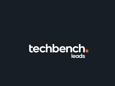 techbench leads logo branding design illustrator logo logo design logos logotype tech typography