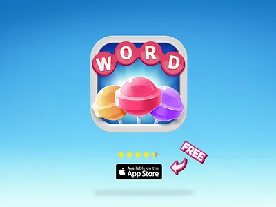 Word Sweets Promo video after effects animation app crossword facebook ads game google ad banner motion motion graphics phone app promo video youtube