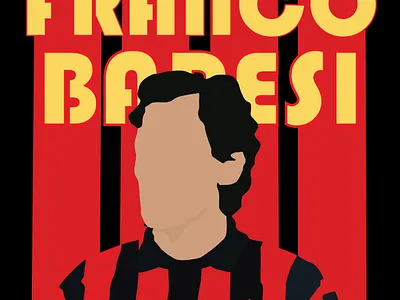 BARESI flat illustration poster vector