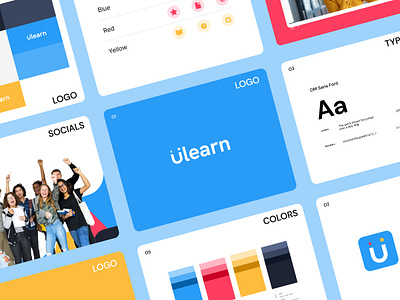 Ulearn - Rebranding agency branding colors design fabulo graphic design icons identity logo rebranding typography website