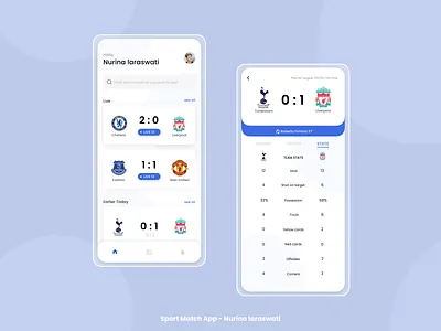 Sport Match App android app clean clean ui design football football app ios job finder mobile mobile app soccer soccer app sport sport app sport match sports design ui uiux ux design
