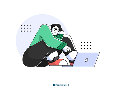 sad boy illustration affinity designer affinitydesigner design flat illustration line line art lineart linework sad sadboy simple sketch ui vector web