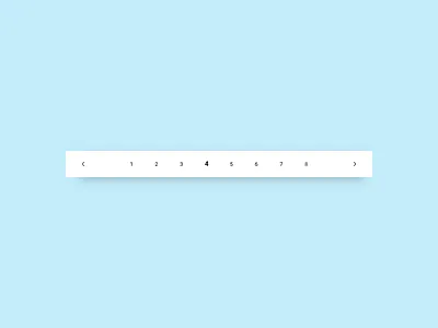 Pagination Design 100daysofui adobexd app blue dailyui design numbers pagenumber pages pagination paginator ui